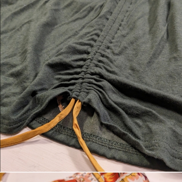 💚🏵️ Anthropologie Tiny Evesham Satin Floral Top, S - Picture 8 of 14